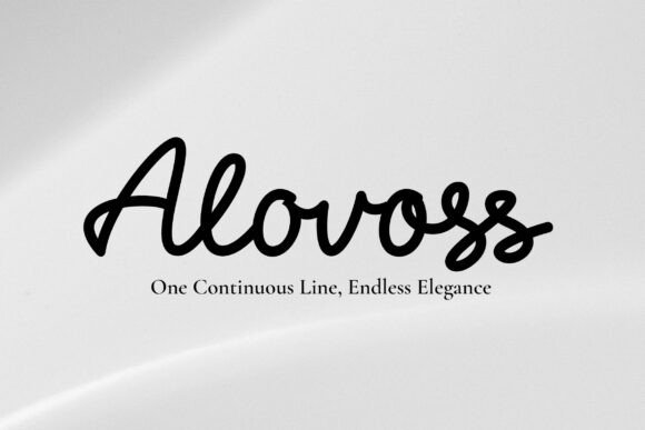 Alovoss Font Review: Elevating Campaign Visuals