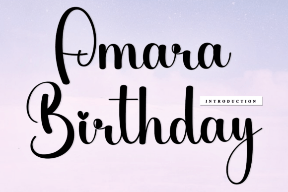 Amara Birthday Font: Elevating Small Business Branding