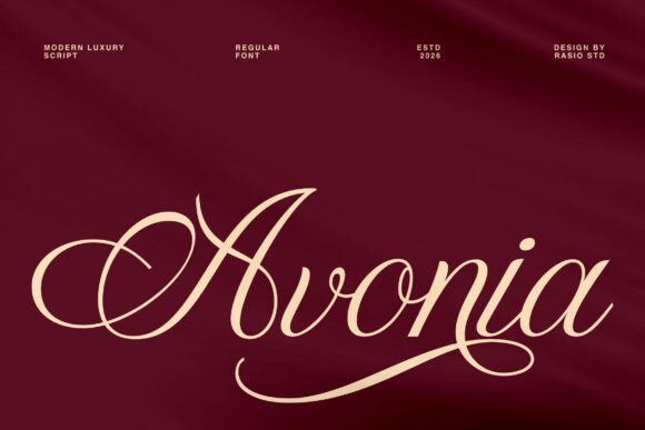 Avonia Font Review: Elegant Script for Editorial Design