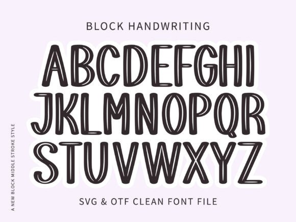 Block Handwriting Font: Adding Craft to Web Layouts