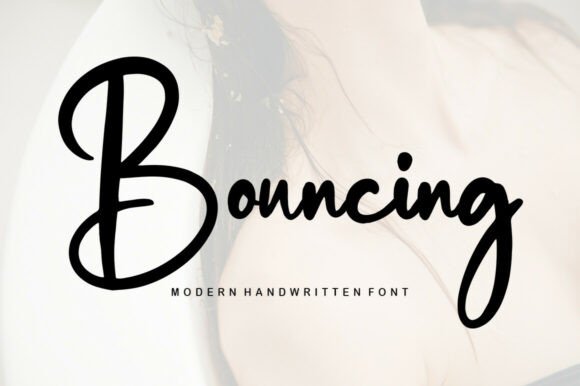 Bouncing Font: A Handwritten Typeface for Web Design