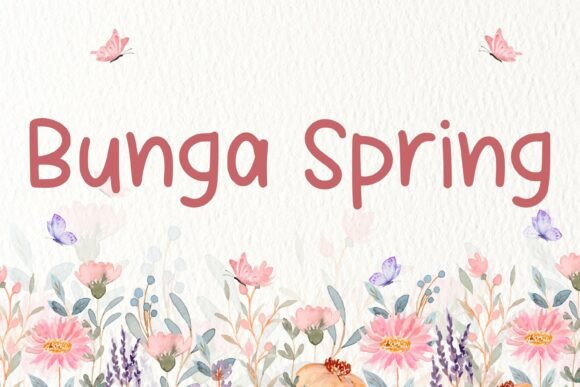 Bunga Spring Font: Elevating Small Business Branding