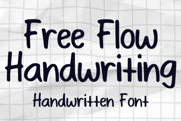 Free Flow Handwriting Font for Engaging Marketing Visuals