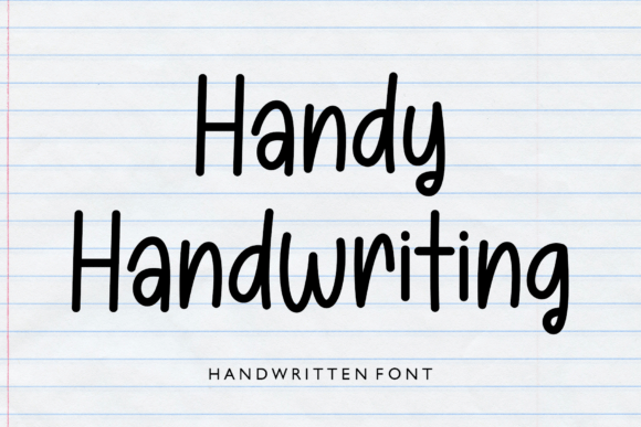 Handy Handwriting Font for Editorial Design