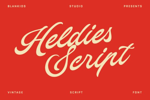 Heldies Font Review: Testing Retro Script in Branding