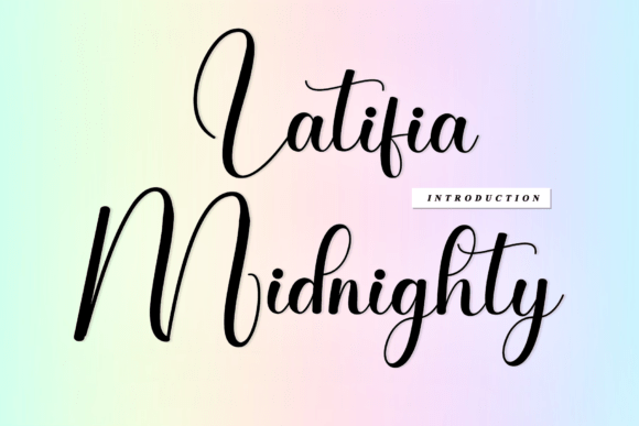 Latifia Midnighty Font: Elevate Your Small Business Brand
