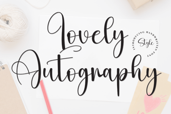 Lovely Autography Font for Modern Web Design