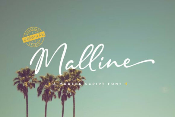 Malline Font: Natural Handwriting for Editorial Design