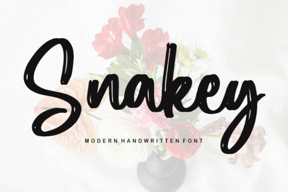 Snakey Font Review: A Fresh Handwritten Typeface for Branding