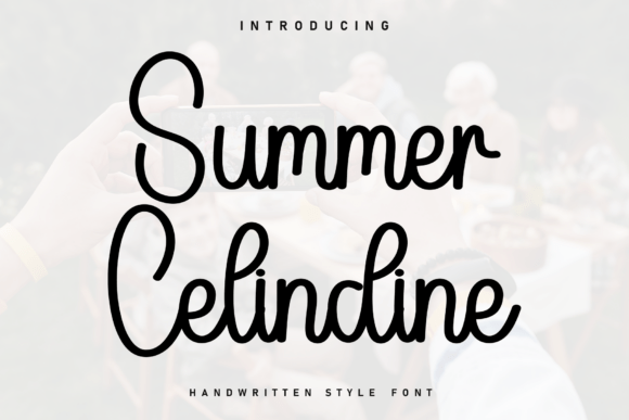 Summer Celindine Font for Editorial Design