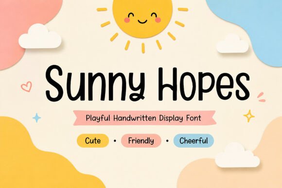 Sunny Hopes Font: Cheerful Type for Handmade Crafts