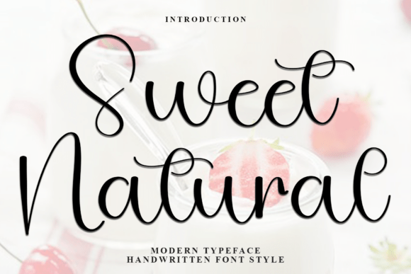 Sweet Natural Font for Handmade Products